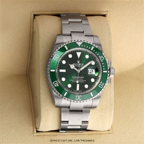 pre owned rolex hulk.